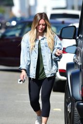 Hilary Duff in Leggings - Out in Los Angeles 04/28/2018