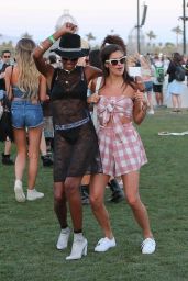 Jasmine Tookes and Sara Sampaio - Coachella Festival in Palm Springs 04/14/2018