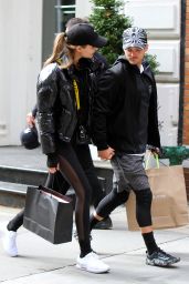 Josephine Skriver and Her Boyfriend Alexander DeLeon Shopping in NYC 04/06/2018