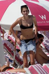 Kaia Gerber in Bikini in Miami 03/30/2018