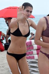 Kaia Gerber in Bikini - Spring Break in Miami 03/31/2018