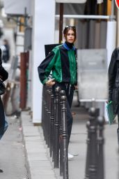 Kaia Gerber Style - Arriving at Chanel in Paris 04/03/2018