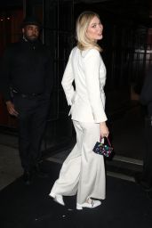 Karlie Kloss in White Outside The Bowery Hotel in Tribeca NYC