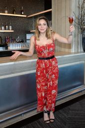 Katharine McPhee in a Floral Dress - Bar SixtyFive at Rainbow Room in NYC