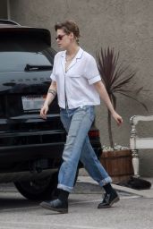 Kristen Stewart and Stella Maxwell - Leaving the Gym in LA 04/07/2018