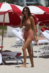 Laura Zilli in Bikini on the Beach in Miami 04/17/2018