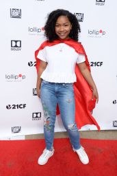 Laya DeLeon Hayes – Lollipop Superhero Walk Benefiting in LA 04/29/2018