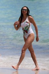 Lilly Becker in Swimsuit on the Beach in Miami 04/02/2018