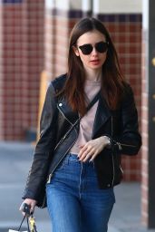 Lily Collins - Shops at Williams Sonoma in Beverly Hills