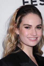 Lily James - "Little Woods" Screening - 2018 Tribeca Film Festival in NYC