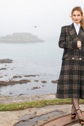Lily James - "The Guernsey Literary and Potato Peel Pie Society" Photocall in Guernsey 04/12/2018
