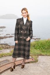Lily James - "The Guernsey Literary and Potato Peel Pie Society" Photocall in Guernsey 04/12/2018