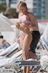 Louisa Warnick in Bikini in Miami Beach 04/14/2018