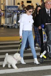Lucy Hale at LAX in Los Angeles 04/02/2018