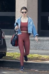 Lucy Hale - Hits the Gym in LA 04/03/2018