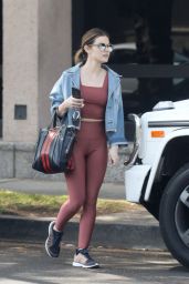 Lucy Hale - Hits the Gym in LA 04/03/2018
