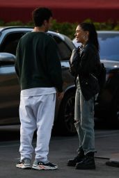 Madison Beer With Her Boyfriend Zack Bia in Los Angeles 04/03/2018