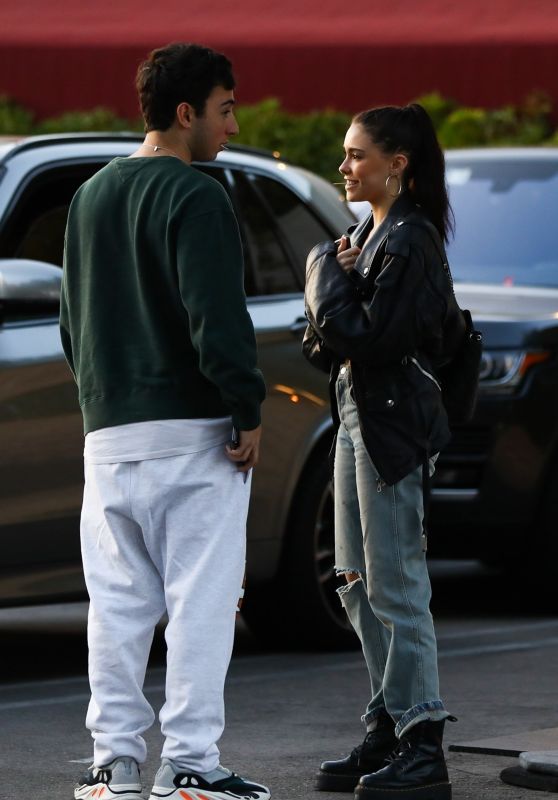 Madison Beer With Her Boyfriend Zack Bia in Los Angeles 04/03/2018