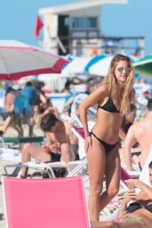 Madison Louch in Bikini at the Beach in Miami 04/05/2018