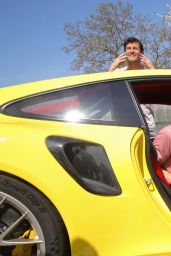 Maria Sharapova - Driving a Porsche 911 RT2 RS With Mark Webber in