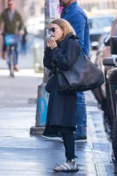 Mary-Kate Olsen - Arrives to Her Office in New York 04/26/2018