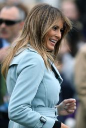 Melania Trump - 140th White House Easter Egg Roll in Washington DC 04/02/2018