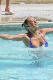 Melanie Brown in Bikini - Vacation in Palm Springs 04/13/2018