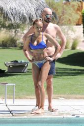 Melanie Brown in Bikini - Vacation in Palm Springs 04/13/2018