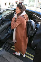 Michelle Keegan - Leaving BAFTA Nominations Awards Announcement in London