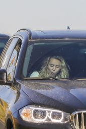 Miley Cyrus and Liam Hemsworth - Driving in Malibu 04/22/2018