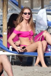 Millie Mackintosh in Bikini on the Beach in Her Bikini in Marbella 04/24/2018