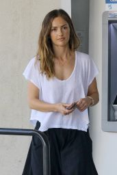 Minka Kelly - Taking Her Dog to the Pet Salon in Los Angeles 04/18/2018