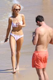 Nicola Hughes  in Bikini at Coogee Beach in Sydney