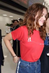 Olivia Cooke at Narita International Airport in Tokyo 04/17/2018