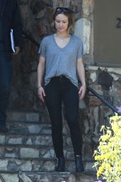 Olivia Wilde - Leaving a Friends House in Los Angeles 04/04/2018