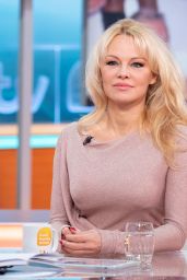 Pamela Anderson - "Good Morning Britain" TV Show in London 04/17/2018