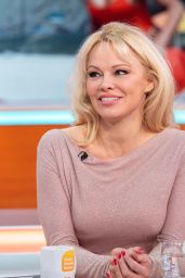 Pamela Anderson - "Good Morning Britain" TV Show in London 04/17/2018