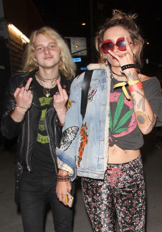 Paris Jackson - Leaving the Cheech & Chong Show at Roxy Theatre in Hollywood 04/29/2018