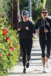 Reese Witherspoon - Going For a Jog in LA 04/17/2018