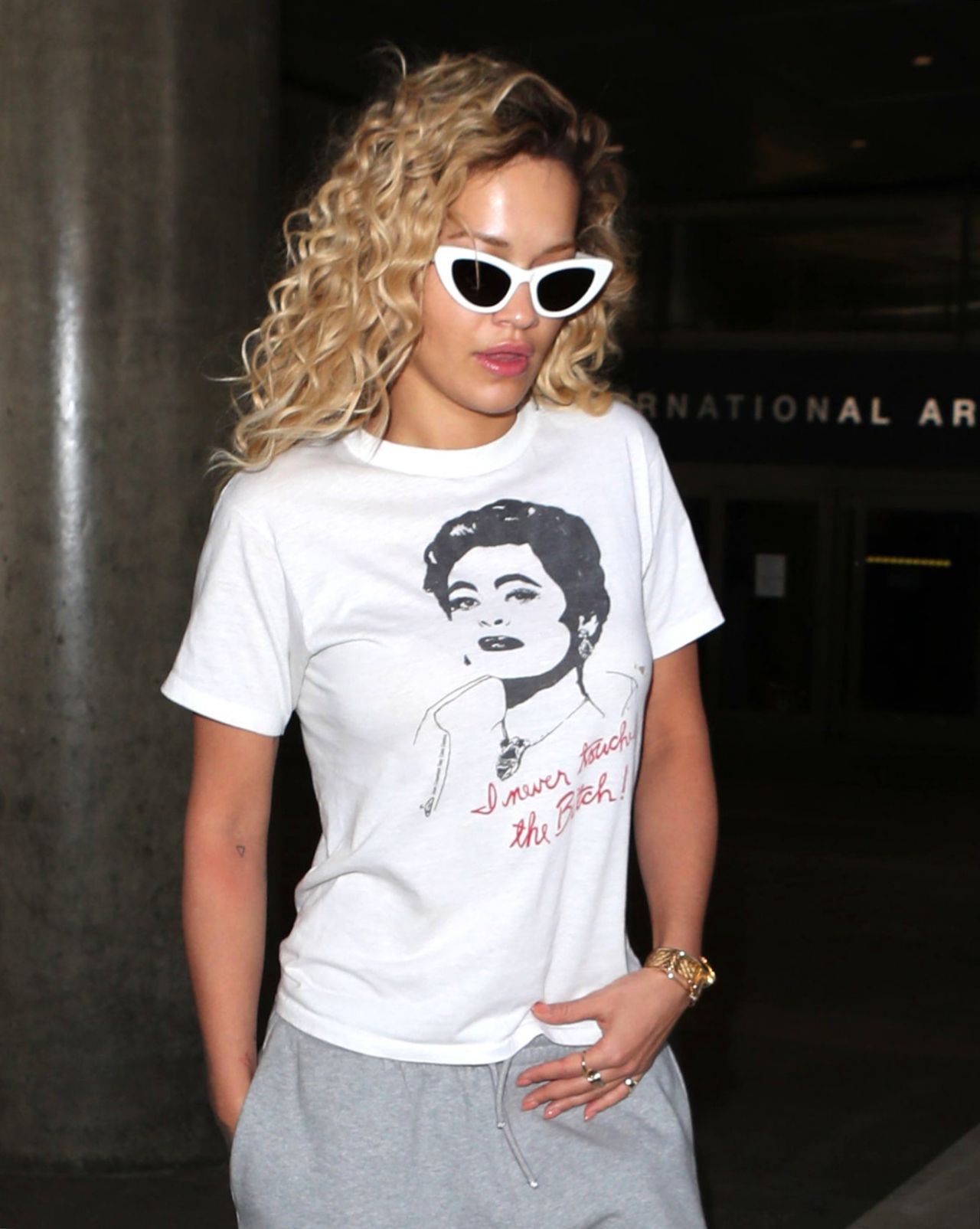 Rita Ora - Arriving at LAX in Los Angeles 04/13/2018 • CelebMafia