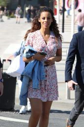 Rochelle Humes at the ITV Studios in London 04/19/2018