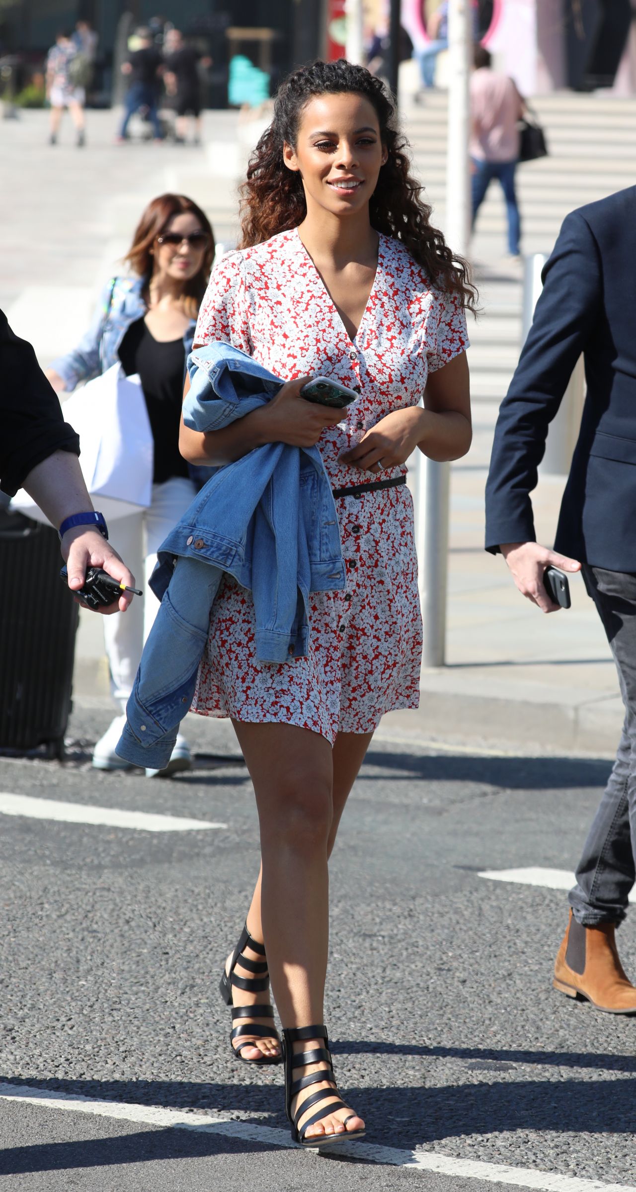 Rochelle Humes at the ITV Studios in London 04/19/2018 • CelebMafia