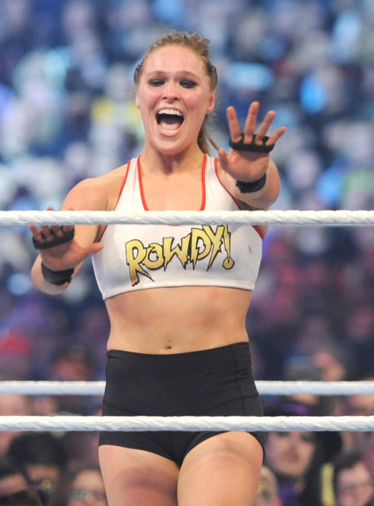 Ronda Rousey Wwe Wrestlemania 34 In New Orleans