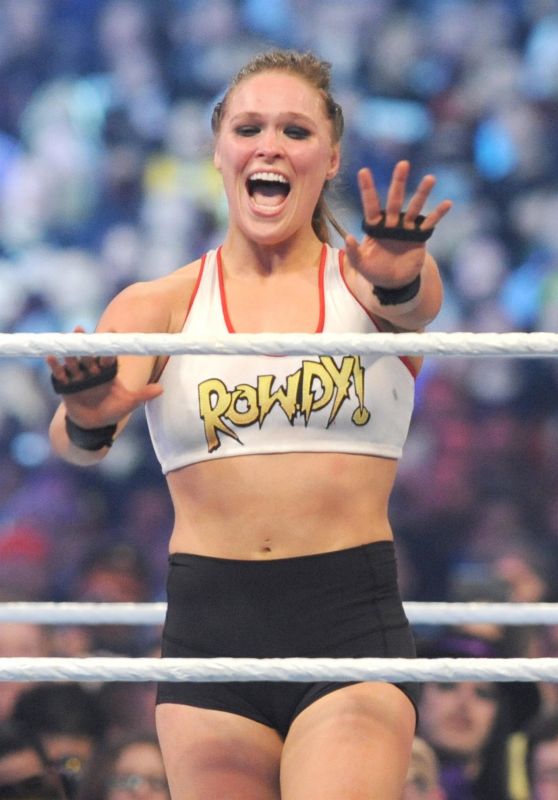 Ronda Rousey - WWE Wrestlemania 34 in New Orleans