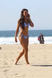 Sarah Jane Crawford in Bikini on the Beach in Santa Monica 04/04/2018