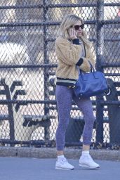 Sienna Miller in Tights - Out in New York City 04/11/2018