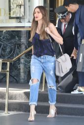 Sofia Vergara - Shopping at Saks Fifth Ave in Beverly Hills 04/20/2018