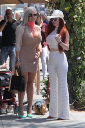 Sophia Vegas Wollersheim and Phoebe Price - Il Pastaio in Beverly Hills 04/24/2018