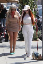 Sophia Vegas Wollersheim and Phoebe Price - Il Pastaio in Beverly Hills 04/24/2018