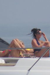 Stephanie Davis and Gabby Allen on a Yacht in Marbella 04/23/2018